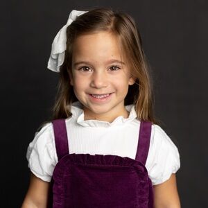 Janie and Jack Set w/Purple Dress & White Ruffled Top